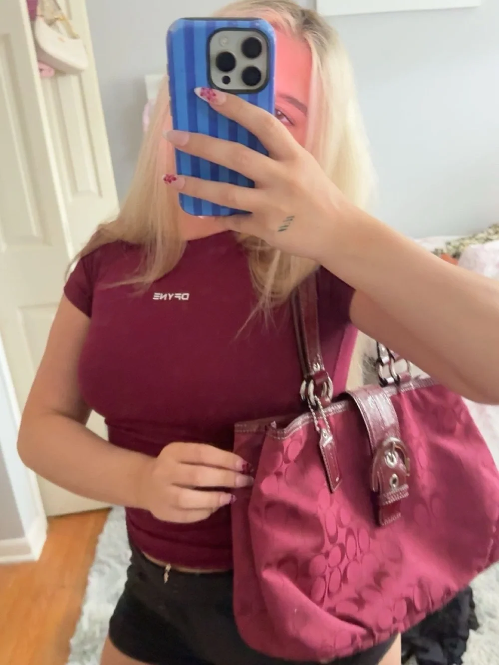 Coach shoulder satchel